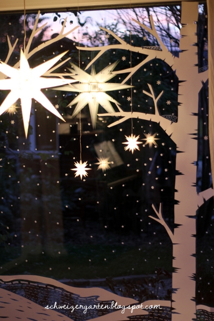 DIY LastMinuteAdventsfenster Ein Schweizer Garten Bloglovin’